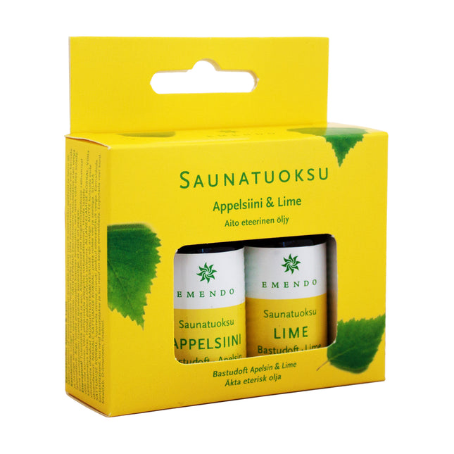 Emendo Sauna-Duft Orange & Limette – 2 × 10 ml