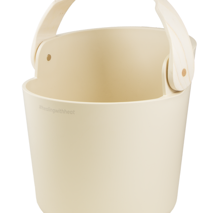 Harvia Helmi Saunaeimer und Kellen-Set Ivory