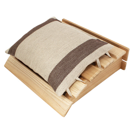Emendo Sauna Kopfstütze Braun