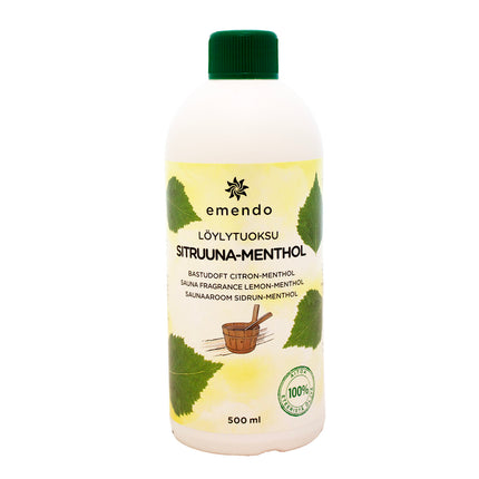 Emendo Sauna-Duft Zitrone & Menthol – 500 ml
