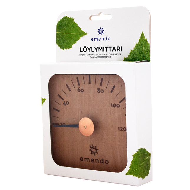 Emendo Sauna Thermometer aus Holz